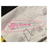 Lot of Gorilla 8 cu. ft. Dual-Wheel Wheelbarrow, Pro-Grade Poly Bucket, Steel Handles, Dual 16 in. Pneumatic Wheels, Easy-Dump Design Missing Pieces  Customer Returns See Pictures