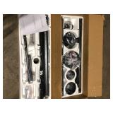 84 in. Indoor/Outdoor Industrial Matte Black 7-Blade Downrod Mount Ceiling Fan Customer Returns See Pictures Customer Returns See Pictures