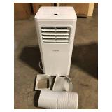 Vissani 5,000 BTU 115-Volt Portable Air Conditioner for 150 sq. ft. Rooms with Dehumidifier and Remote in White Missing Pieces Customer Returns See Pictures