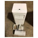 Vissani 5,000 BTU 115-Volt Portable Air Conditioner for 150 sq. ft. Rooms with Dehumidifier and Remote in White Missing Pieces Customer Returns See Pictures