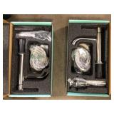 Lot of  Single Handle Mid-Arc Bathroom Faucet with Deckplate and Pop-Up Drain in Brushed Nickel  Customer Returns See Pictures