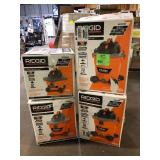 Lot of Assorted Wet/Dry Shop Vacs Various Models and Conditions Customer Returns See Pictures