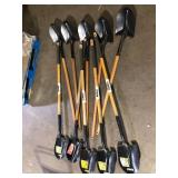 Lot of Assorted Shovels Various Models and Conditions   Customer Returns See Pictures