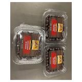 CT 4 - Lot of 3 Four Brothers Premium Dark Chocolate Coffee Beans, 9 oz Each