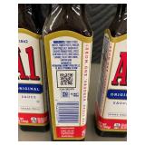 CO 1 - Lot of 4 A.1. Original Sauce Bottles - 5 oz each