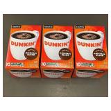 Lot of 3 Dunkin