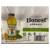 Honest Organic Honey Green Tea, 12-Pack (16.9 fl oz Bottles)