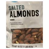 Nut Bin - Happy Belly Salted Almonds, 16 oz (2-Pack)