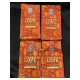 Caribou Coffee Pumpkin Love Medium Roast Ground Coffee 11oz (4 Bags)