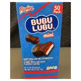 HI 1 - Bubu Lubu Mini Marshmallow and Strawberry Gummy with Chocolate Flavored Coating - 50 Pack