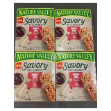 ME 4 - Nature Valley Savory Nut Crunch Smoky BBQ Bars - 4 Boxes