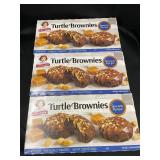 pallet - Little Debbie Turtle Brownies - 3 Boxes of 8 Brownies Each