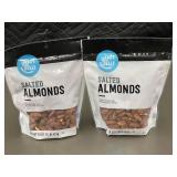 Nut Bin - Happy Belly Salted Almonds, 16 oz (2-Pack)