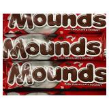 Lot of 12 Mounds Dark Chocolate & Coconut Candy Bars