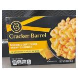2 Back 1.1 - Lot of 4 Cracker Barrel Macaroni & Cheese Dinner Sharp Cheddar 14 oz each