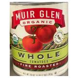 2 back 2.4 - Muir Glen Organic Fire Roasted Whole Tomatoes - 4 Cans