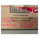 2 Back - Lot of 12 Heinz Home Style Gravy Roasted Turkey 12 oz Jars