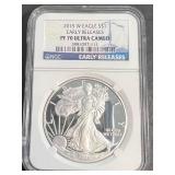 2015-W PROOF AMERICAN SILVER EAGLE NGC PF70 ULTRA CAMEO