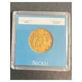 1905 US $5 GOLD LIBERTY