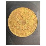 1905 US $5 GOLD LIBERTY