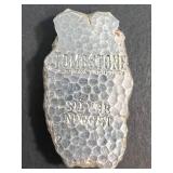 5 TROY OZ .999 FINE SILVER TOMBSTONE NUGGET