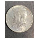 1964 US KENNEDY HALF DOLLAR