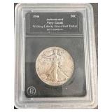 1946-S US WALKING LIBERTY HALF DOLLAR SLABBED