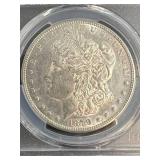 1879-S US MORGAN SILVER DOLLAR PCGS AU DETAIL