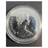 1975 CALGARY SILVER DOLLAR IN AIRTITE