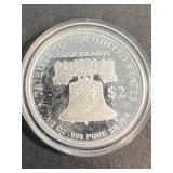 ½ TROY OZ .999 FINE SILVER DOUBLE EAGLE ROUND IN AIRTITE