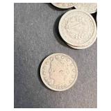 GROUP OF 35 US LIBERTY NICKELS