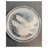 ½ TROY OZ .999 FINE SILVER DOUBLE EAGLE ROUND IN AIRTITE