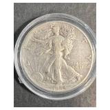 1944 US WALKING LIBERTY HALF DOLLAR IN AIRTITE