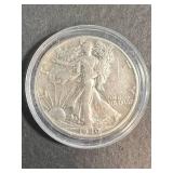 1940 US WALKING LIBERTY HALF DOLLAR IN AIRTITE