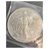 2003 AMERICAN SILVER EAGLE 1 TROY OZ .999 FINE SILVER