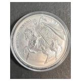 1 TROY OZ .999 FINE SILVER 2017 REPUBLIC OF KOREA ROUND IN AIRTITE