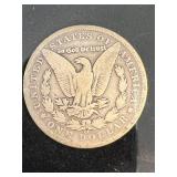 1890-CC US MORGAN SILVER DOLLAR IN CASE