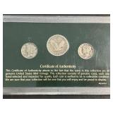 LIBERTY COIN COLLECTION 3 COIN SET