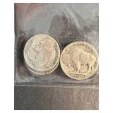 3 US BUFFALO NICKELS WITH CERTIFICATE