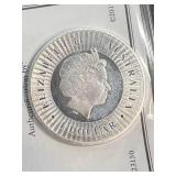 2016 AUSTRALIAN KANGAROO 1 TROY OZ .9999 FINE SILVER WITH CERTIFICATE