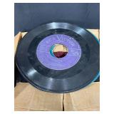 Vintage Record Collection with Technics Turntable and RCA Victor Turntable