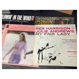 Vintage Record Collection with Technics Turntable and RCA Victor Turntable