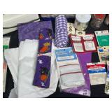 Singer Sewing Machine with Accessories and Supplies Lot