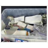 Singer Sewing Machine with Accessories and Supplies Lot