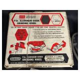 Lot of Drill Doctor Drill Bit Sharpener and Craftsman Grinder with Assorted Grinding Wheels