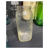 Vintage Canada Dry Wooden Crate with Assorted Glass Bottles and Jars