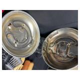 Large Assortment of Kitchen Utensils, Cartoon Cups, and Breville Electric Appliance