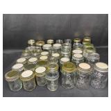 Lot of Assorted Mason Jars with Lids