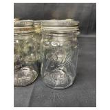 Lot of Assorted Mason Jars with Lids