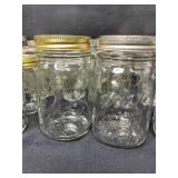 Lot of Assorted Mason Jars with Lids